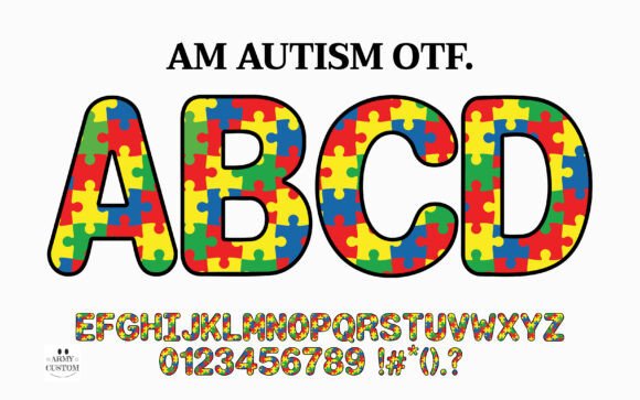 Am Autism: A Typeface of Bold Expression and Purpose