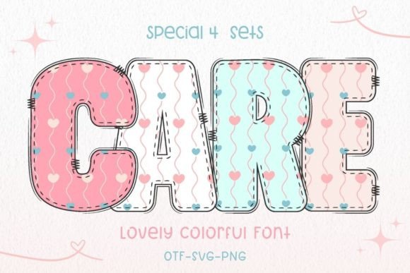 Designing with Heart: Using the Care Font for Valentine's Projects