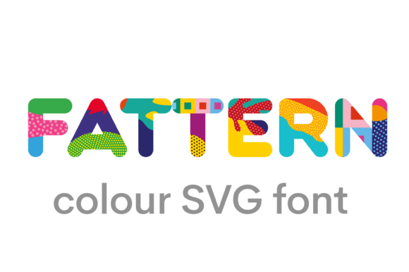 Fattern: A Bold Color Font for Vibrant Projects