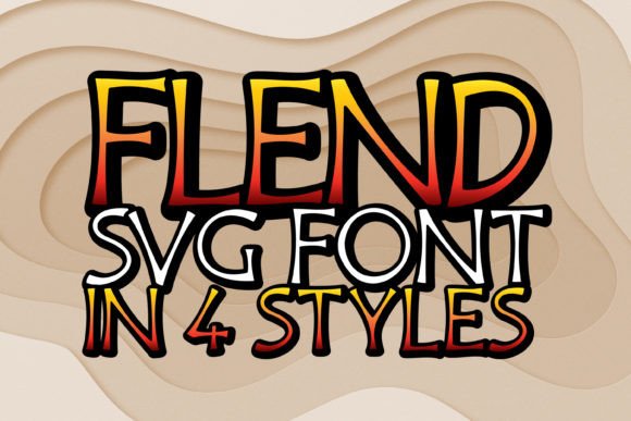 Flend: A Display Font That Brings Joy to Your Designs