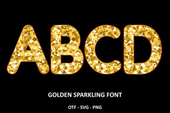 Golden Sparkling: A Touch of Luxury for Your Design Projects