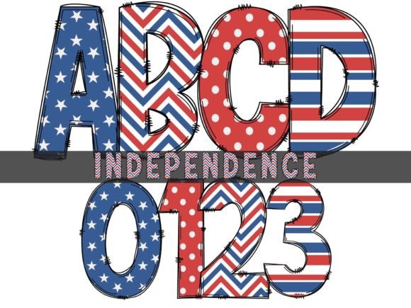 Independence: A Color Font for Bold, Patriotic Projects