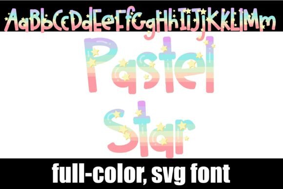 Infuse Cosmic Charm: The Pastel Star Font Experience