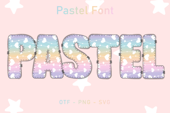 Pastel Love: A Font That Feels Like a Handwritten Note