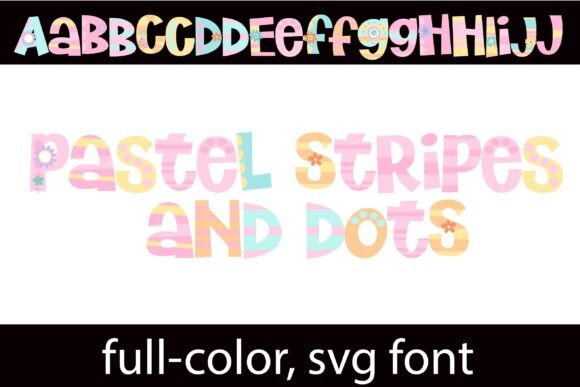 Pastel Stripes and Dots: A Canvas of Sweet, Celebratory Charm