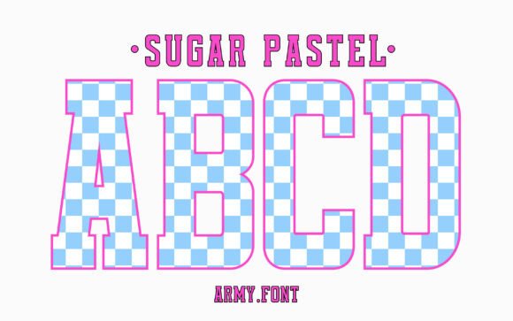 Sugar Pastel Blue: A Fresh Varsity Font for Modern Brands