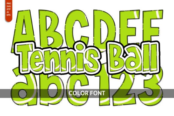 Tennis Ball: A Playful Font for Creative Projects