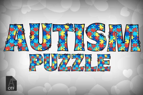 Unleash Your Creativity with the Autism Puzzle Typeface